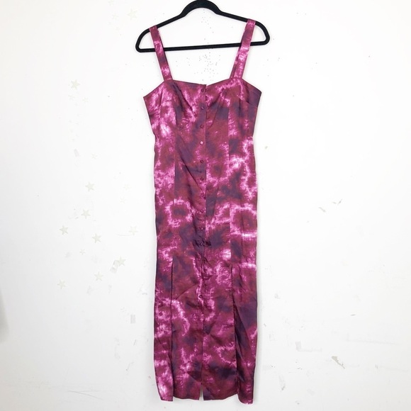 CINQ A’ Sept’ tie dye Alexa button down dress - Picture 10 of 15